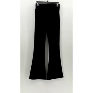 OUTT Women's Black Solid Heavyweight Fleece Pull-On Bootcut Pants SZ XS